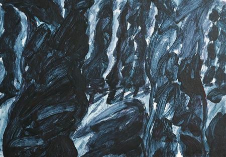 Blue Night Landscape