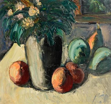Still Life with Fruit and Flowers