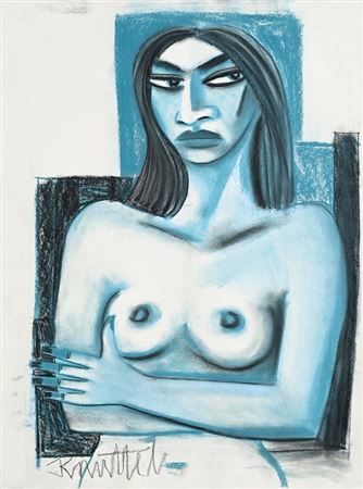 Lady in Blue