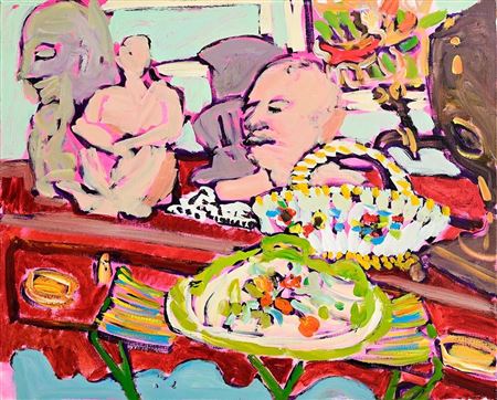 Figurines on Sideboard in Windmill Row