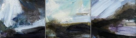 Storm Series (triptych) by Judy Hamilton - Auction record, sale price, and art valuation. Compare with similar artists and explore comparable artworks.