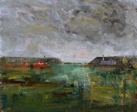 Evening Light by Harry Reid - Auction record, sale price, and art valuation. Compare with similar artists and explore comparable artworks.