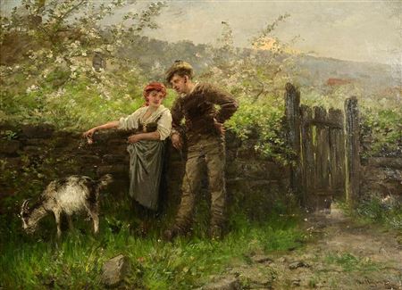 Couple at the Garden Gate
