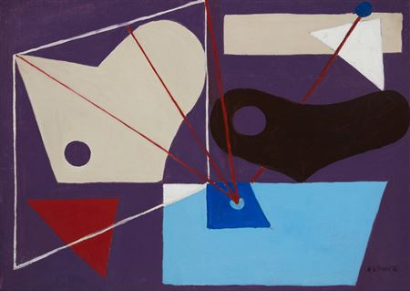 "Purple Abstraction," 1939