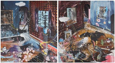 "Cherry Blossom I," And "Cherry Blossom II" (Dipytch), 2015