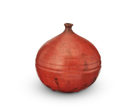 A ceramic "Weed Pot," circa 1965-1976