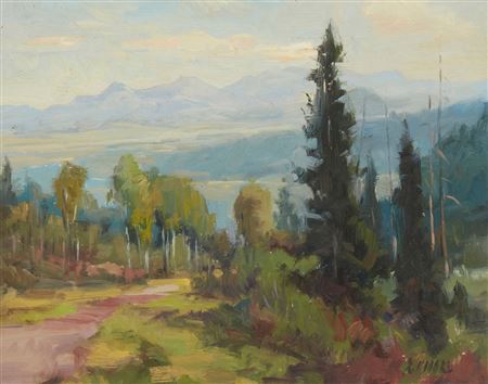 "West of the Tetons," 1999