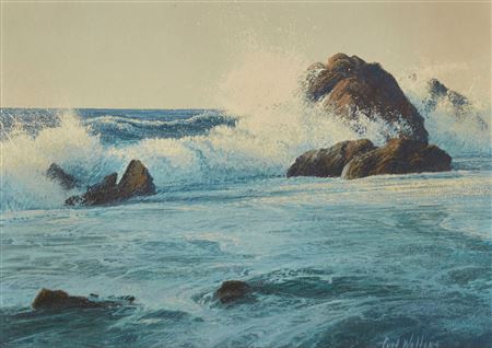 "Foam Burst - Carmel"