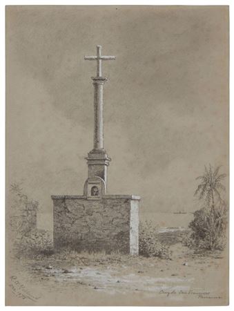 "Cruz de San Francisco, Panama," 1873