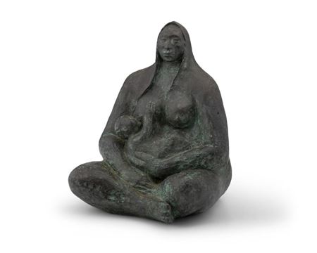 Nursing mother and child, 1974