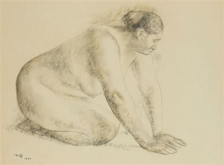Seated nude, 1964