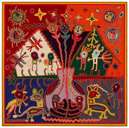 "The God Spirits Disappear from the Underworld to Form the Earth," 1975-76