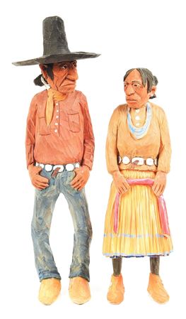 A) Navajo Man b) Navajo Woman by Leonard Howard Reedy - Auction record, sale price, and art valuation. Compare with similar artists and explore comparable artworks.