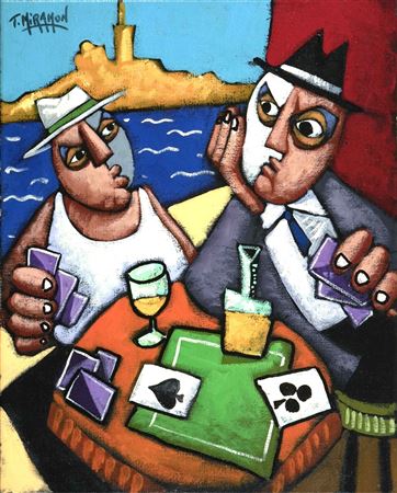 Card game in Marseille