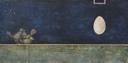La scoperta dell'ovo by Armodio - Auction record, sale price, and art valuation. Compare with similar artists and explore comparable artworks.