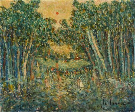 Sample artwork by Andre Lalaume Dupre (1915 - 1991), known for painting - View similar artists and auction records