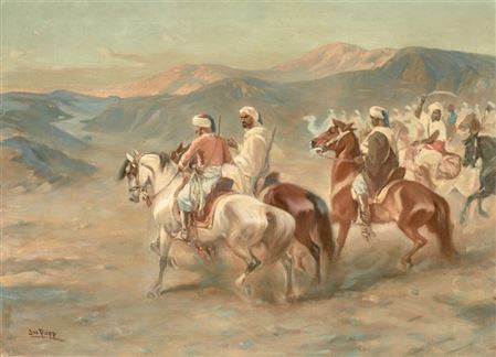 Oriental riders in Asia Minor