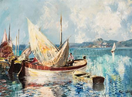 Fischerboote auf Sardinien by Heinz Klaiberg - Auction record, sale price, and art valuation. Compare with similar artists and explore comparable artworks.