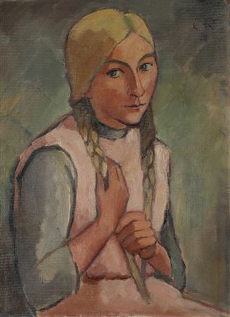 "Mädchenbildnis", 1918