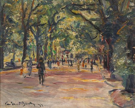 "Anlagenweg", 1927 by Ferdinand Barth - Auction record, sale price, and art valuation. Compare with similar artists and explore comparable artworks.