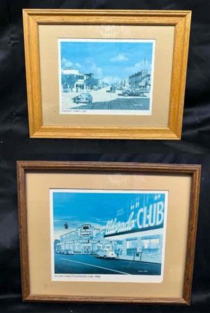 Pair of Las Vegas Framed Art