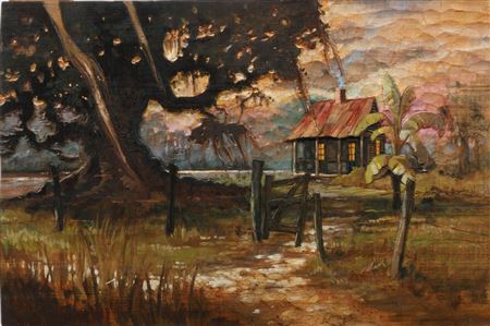 "Somewhere Along the Bayou Teche" by Chestee Harrington - Auction record, sale price, and art valuation. Compare with similar artists and explore comparable artworks.