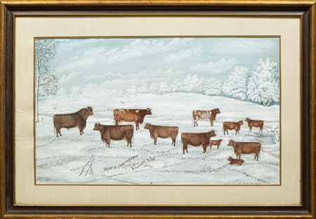 "Group of Short-Horn Cattle, Property of E.C. Coon & Son, Marion, Ohio"