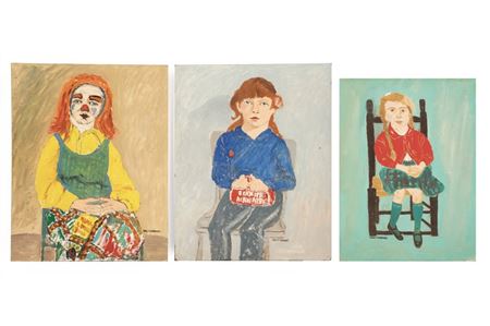 "Beth Chick, Age 8", 1962, "Mrs. Gretchen Truncale", 1978 and "Kathy Collins", 1980 (3)