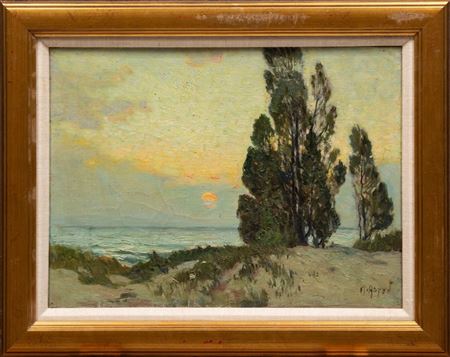 "Sunset over the Water"