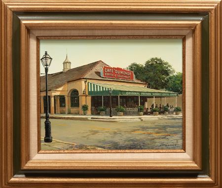 Sample artwork by James Kendrick III (20/21st century), known for river boat and city scenes - View similar artists and auction records