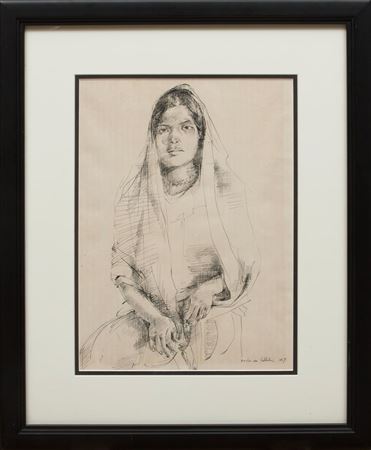 "Mariea"; "Portrait of a Woman" (2)