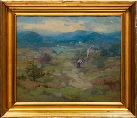 "New Jersey Hills in Autumn from Cedar Crest Farm"
