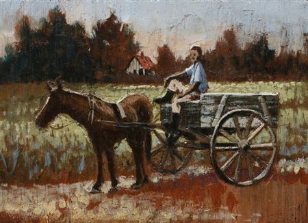 "Horse Drawn Wagon"