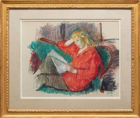 "Woman Reading"