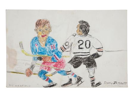"Hockey Players: Vic Hadfield and Doug Jarrett"