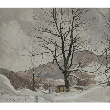 Winter landscape.