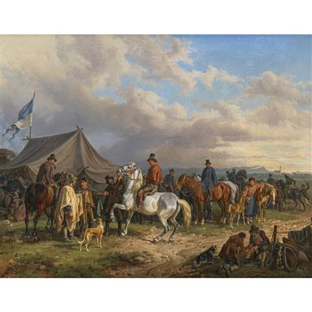 Horse market in the Oberland