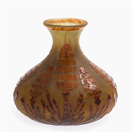 A Glass Vase, "Le Verre Francais"