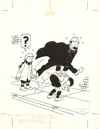 Sample artwork by Johan De Moor (Born 1953), known for comics (spirou hebdo, pan) - View similar artists and auction records
