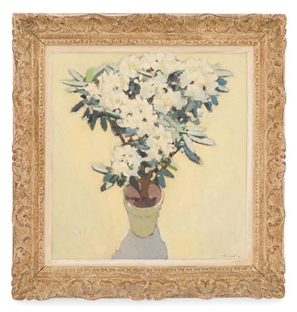 "Le Rhododendron" by Michel Dureuil - Auction record, sale price, and art valuation. Compare with similar artists and explore comparable artworks.