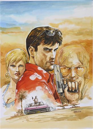 Tony Corso, T.4, L'affaire Kowaleski, original cover illustration.