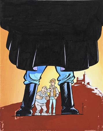 Léo Loden T.8, Vodka mauresque, cover illustration.