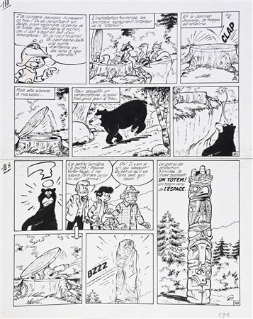 Le Scrameustache, T.4, Le Totem de l'espace, plate 18.