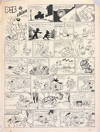 Pif le chien, gag 556. by Roger Mas - Auction record, sale price, and art valuation. Compare with similar artists and explore comparable artworks.