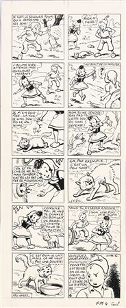 Sylvain & Sylvette, episode 18, Une victoire chèrement acquise, plate 4.