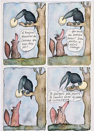 Sans légende (The Raven and the Fox).