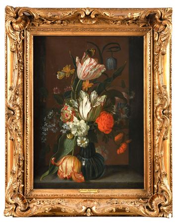 Bouquet of tulips on an entablature by Pieter Hardime - Auction record, sale price, and art valuation. Compare with similar artists and explore comparable artworks.
