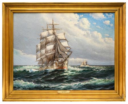 Square Rigger on the Open Seas