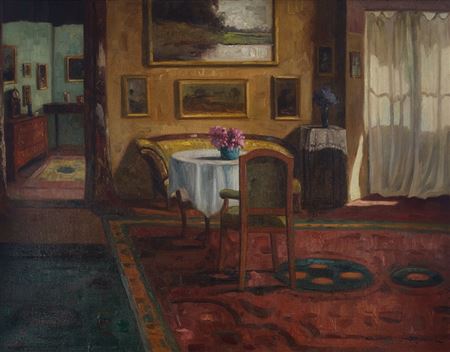 "Interieur" by Franz Demel - Auction record, sale price, and art valuation. Compare with similar artists and explore comparable artworks.