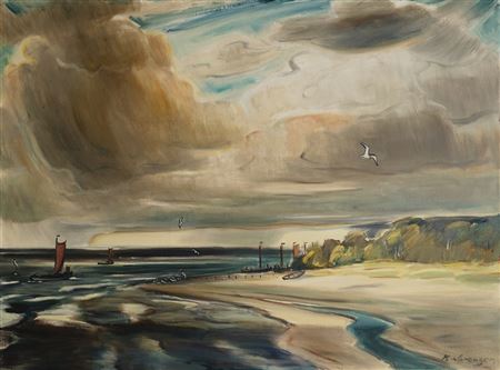 Sample artwork by Heinz Sprenger (1914 - 1984), known for painting - View similar artists and auction records
